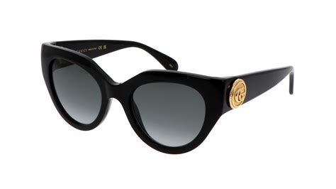 Gucci™ GG1408S 001 52 Black Sunglasses 